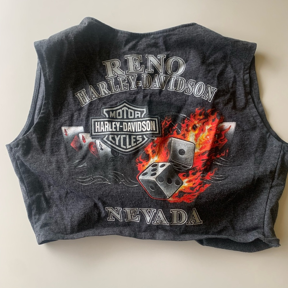Cropped Harley Davidson Tank